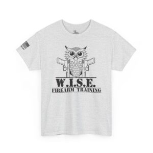 W.I.S.E. Firearm Training Tee - Black Logo