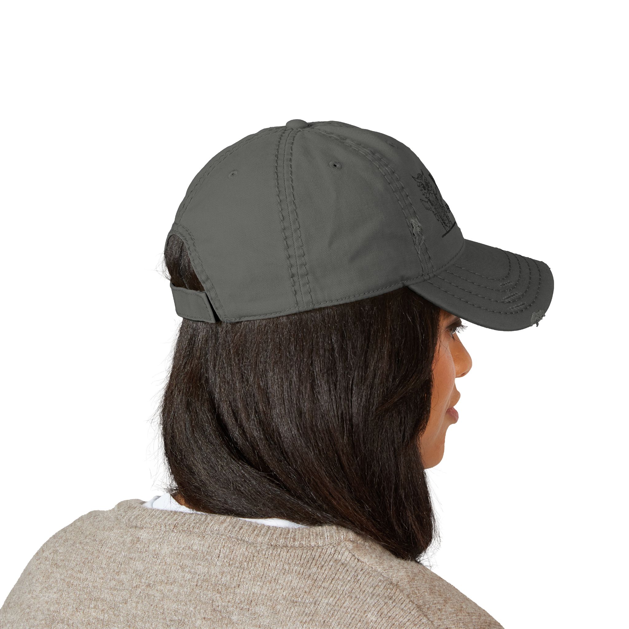 Distressed Embroidered Dad Hat — W.I.S.E. Firearm Training Cap - Image 4