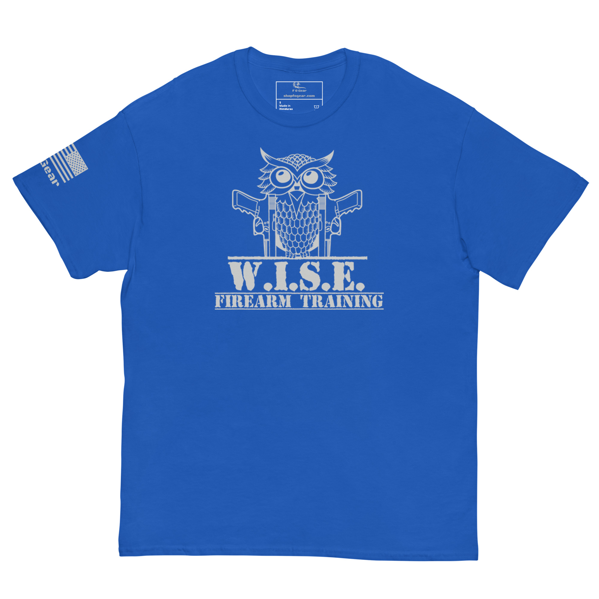 W.I.S.E. Firearm Training Grey Logo T Shirt - Image 11