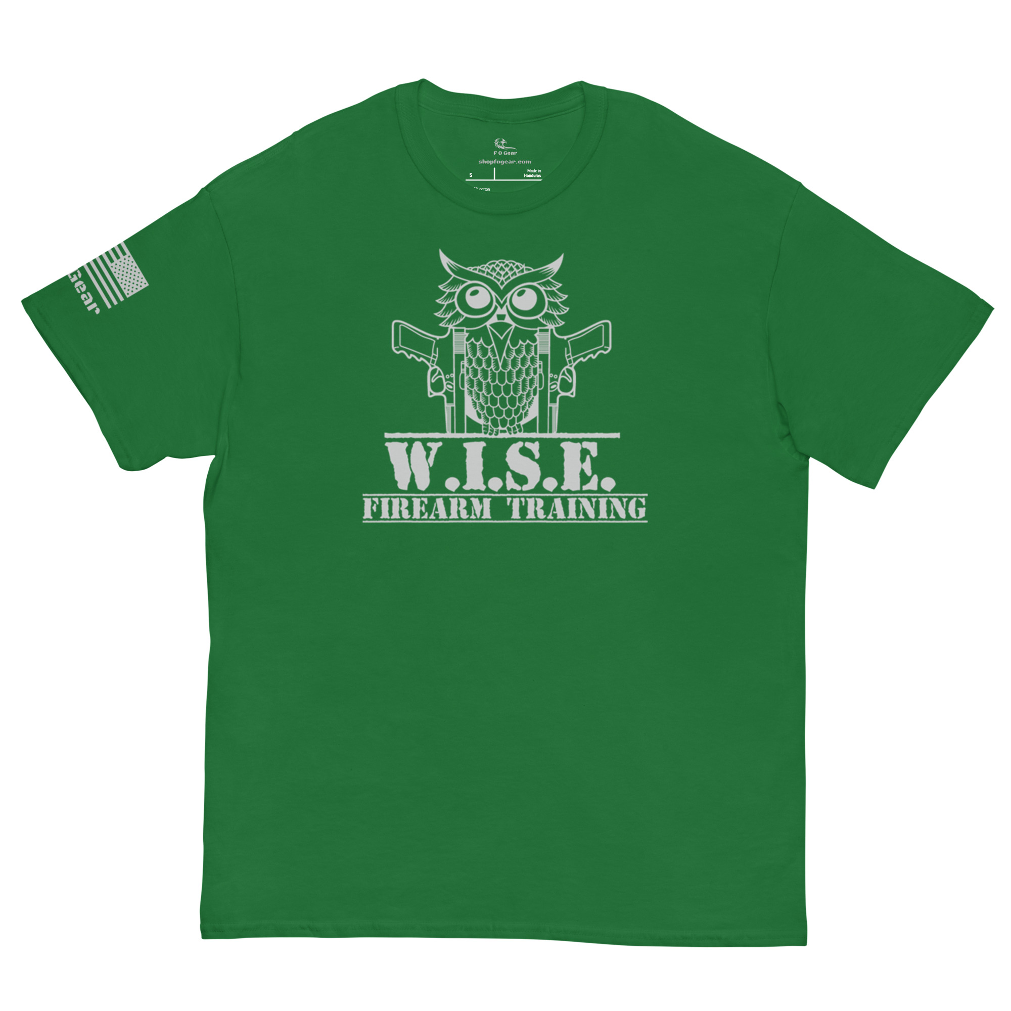 W.I.S.E. Firearm Training Grey Logo T Shirt - Image 9