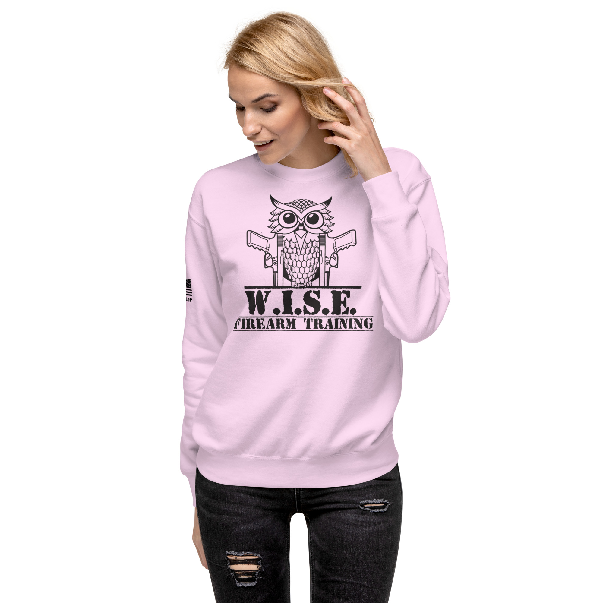 W.I.S.E. Firearm Training Unisex Premium Sweatshirt - Image 5
